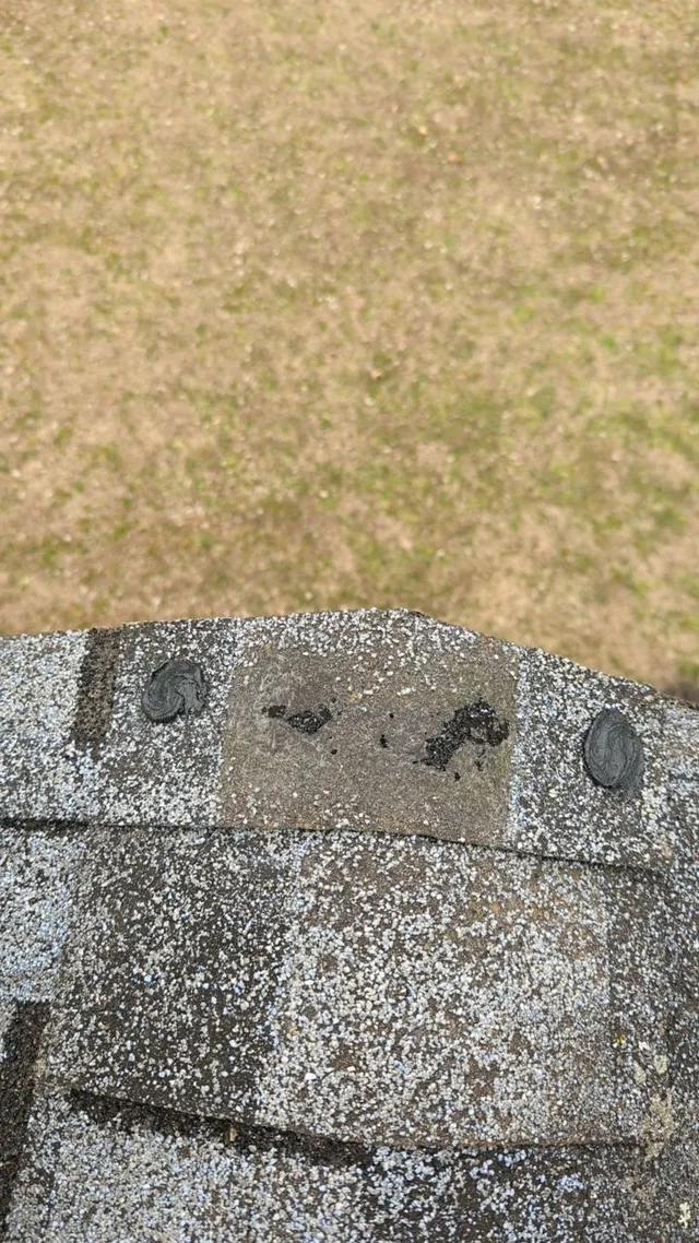 Ridge cap damage found during comprehensive roof inspection